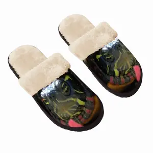 Men Big New Hampshire Turtle Fuzzy Slippers