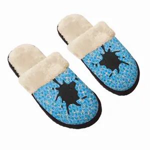 Men Romantic Spot Fuzzy Slippers