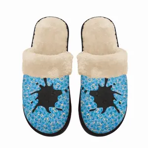 Men Romantic Spot Fuzzy Slippers