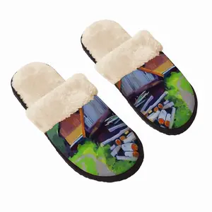 Men September Village Lavochne Fuzzy Slippers