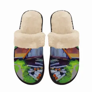 Men September Village Lavochne Fuzzy Slippers