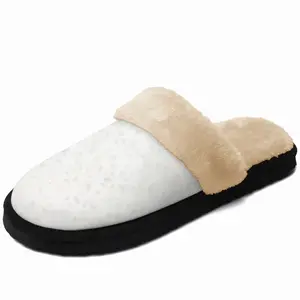 Men Bloomers White Fuzzy Slippers