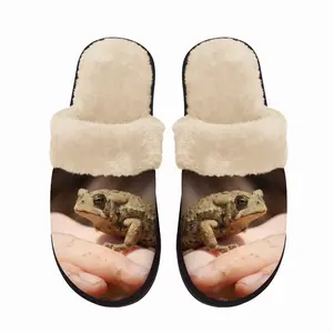 Men Ontario Hand Frog Fuzzy Slippers