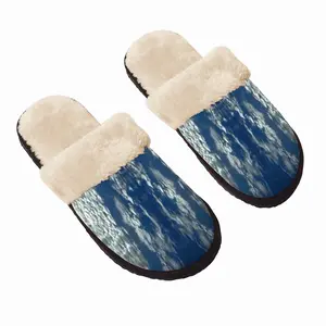 Men Cloudy With A Chance Of Vishnu Fuzzy Slippers