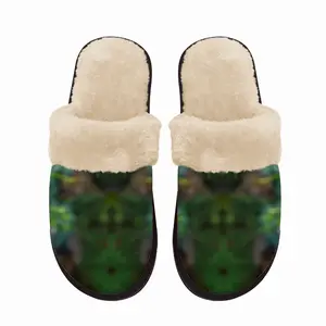 Men Grass Warriors Fuzzy Slippers