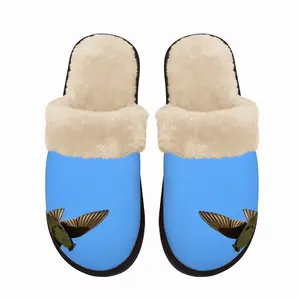 Men Soaring Swallow Fuzzy Slippers