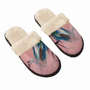 Men Wee Bird Fuzzy Slippers