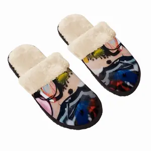 Men Trapdoor Fuzzy Slippers