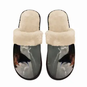 Men -P- Fuzzy Slippers