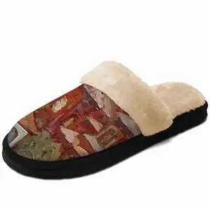 Men Athos - Vatopedi Fuzzy Slippers