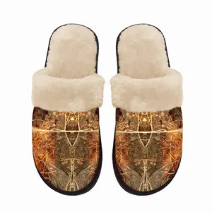 Men Native Desert Dweller Fuzzy Slippers