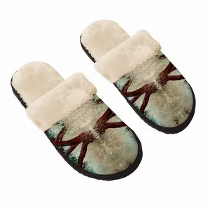 Men Horny Forest Fuzzy Slippers