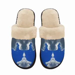 Men Ram In The Clouds Fuzzy Slippers