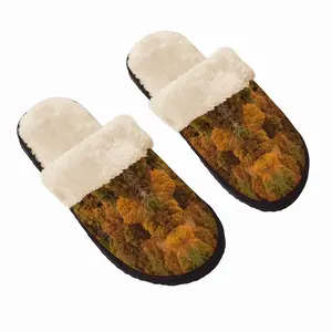 Men Magic Mushroom Mountain Fuzzy Slippers