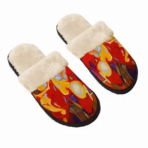 Men Tulips Fuzzy Slippers