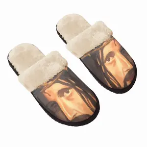 Men Christ Fuzzy Slippers