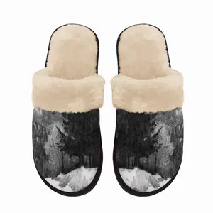 Men Mainly Cloudy Fuzzy Slippers