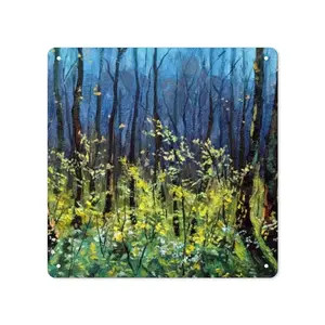 Morning Forest Square Iron Painting (Multi-Size)