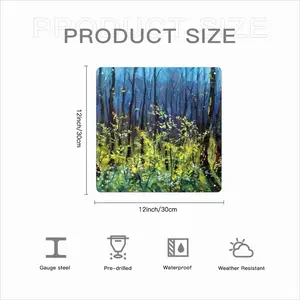 Morning Forest Square Iron Painting (Multi-Size)