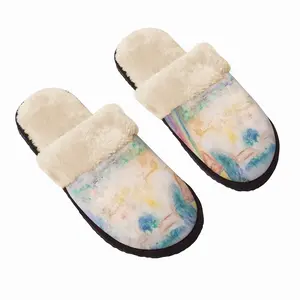 Men Chateau De Chabenet Fuzzy Slippers