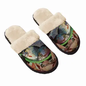 Men Fresh Fish Fuzzy Slippers