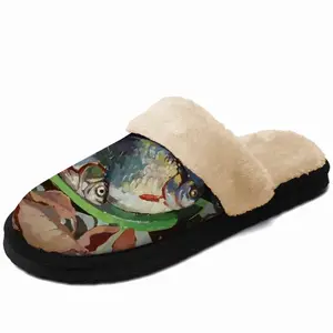 Men Fresh Fish Fuzzy Slippers