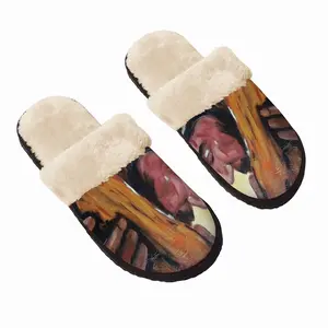 Men King Fuzzy Slippers