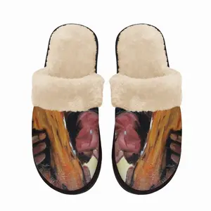 Men King Fuzzy Slippers