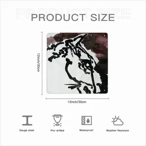 Two Profiles Square Iron Painting (Multi-Size)