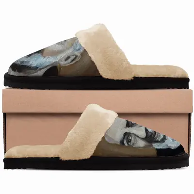 Men Saint Padre Pio Fuzzy Slippers