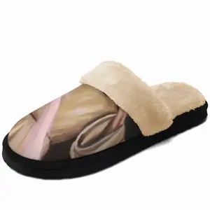 Men Divine Mercy Fuzzy Slippers