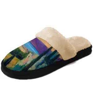 Men Croatia Sun Fuzzy Slippers