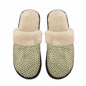 Men Holes Ocker Fuzzy Slippers