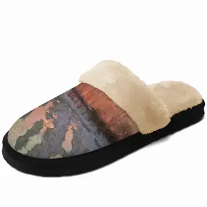 Men Thaw Darkens Oil On Fuzzy Slippers