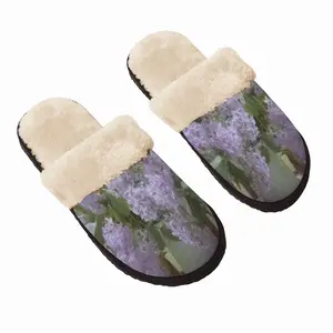 Men A Bouquet Of Lilacs Fuzzy Slippers