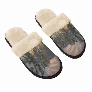 Men Sunset January Fuzzy Slippers