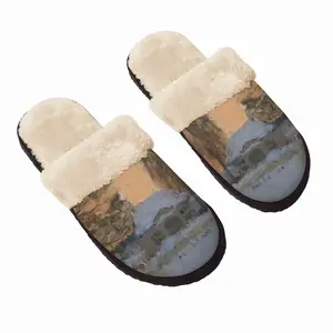 Men Hill Riding Fuzzy Slippers