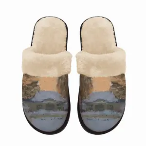 Men Hill Riding Fuzzy Slippers