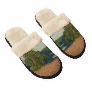 Men Warm Summer Evening Fuzzy Slippers