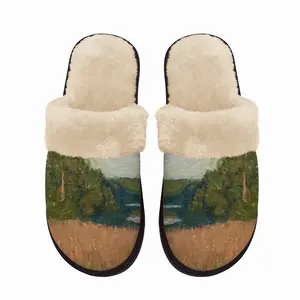 Men Warm Summer Evening Fuzzy Slippers