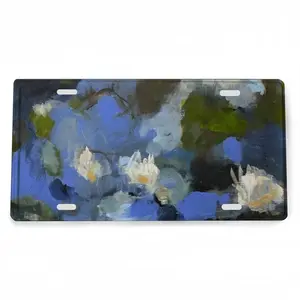 Water Lilies License Plate