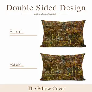 Colorglyphs Polyester Pillow (Rectangle, Multi-Size)