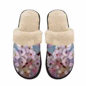 Men Sacura (Cherry Blossom) Fuzzy Slippers