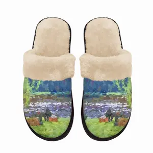 Men Birch Noise Fuzzy Slippers