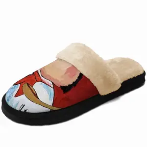 Men Small Cooks Fuzzy Slippers