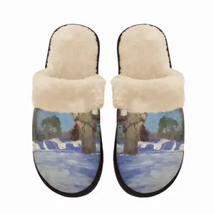 Men Village Samsonovo Fuzzy Slippers