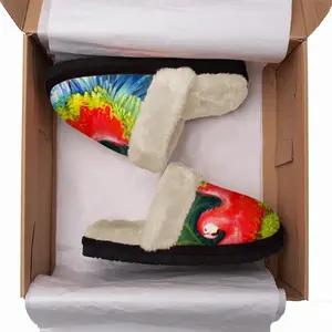 Men Return To Freedom Arabian Parrot Fuzzy Slippers