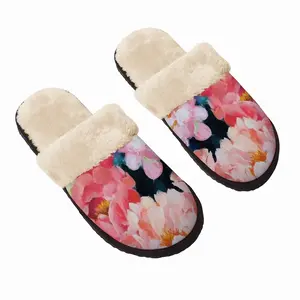 Men Happiness Fuzzy Slippers