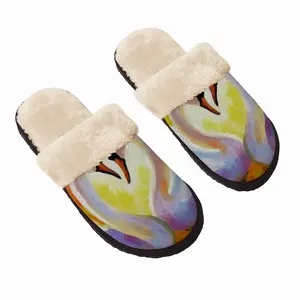 Men Swan Song Fuzzy Slippers