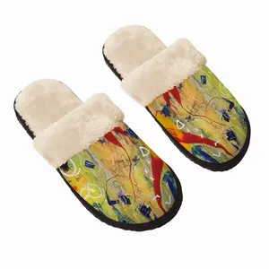 Men House Number Twelve Fuzzy Slippers